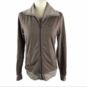 Banana Republic Striped Trim Zipper Jacket